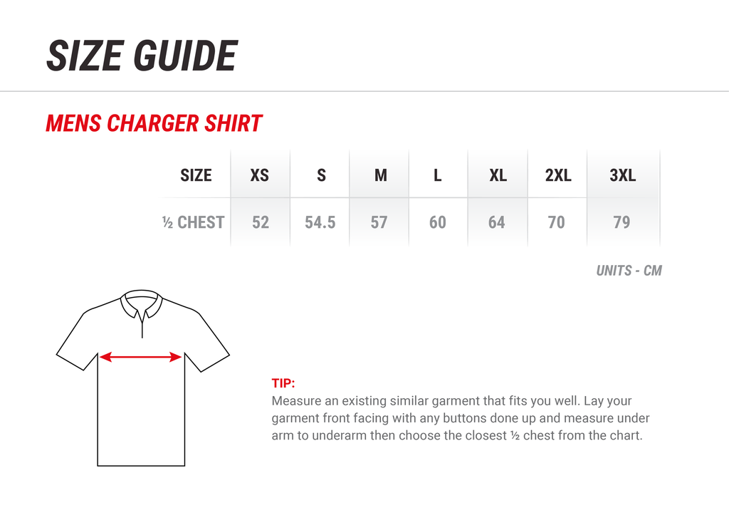 Mens Charger Shirt (Blue) 