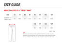 Men's Classic Flat Front Pant