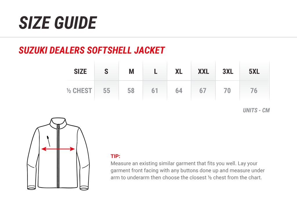 Suzuki Dealers Softshell Jacket - Mens