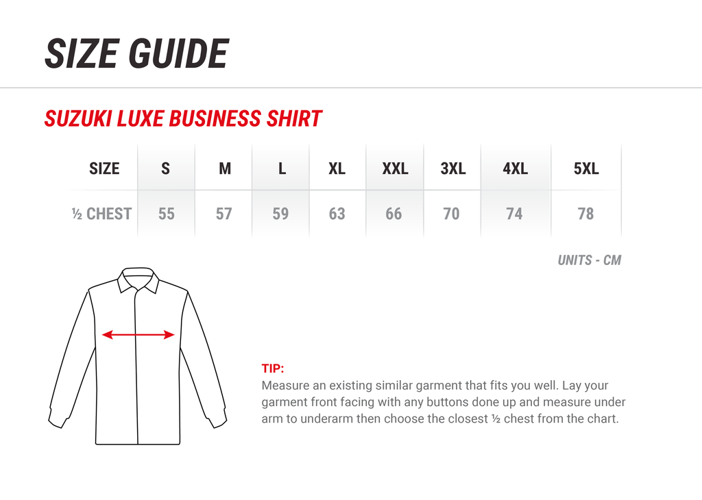 Suzuki Luxe Business Shirt - Mens 